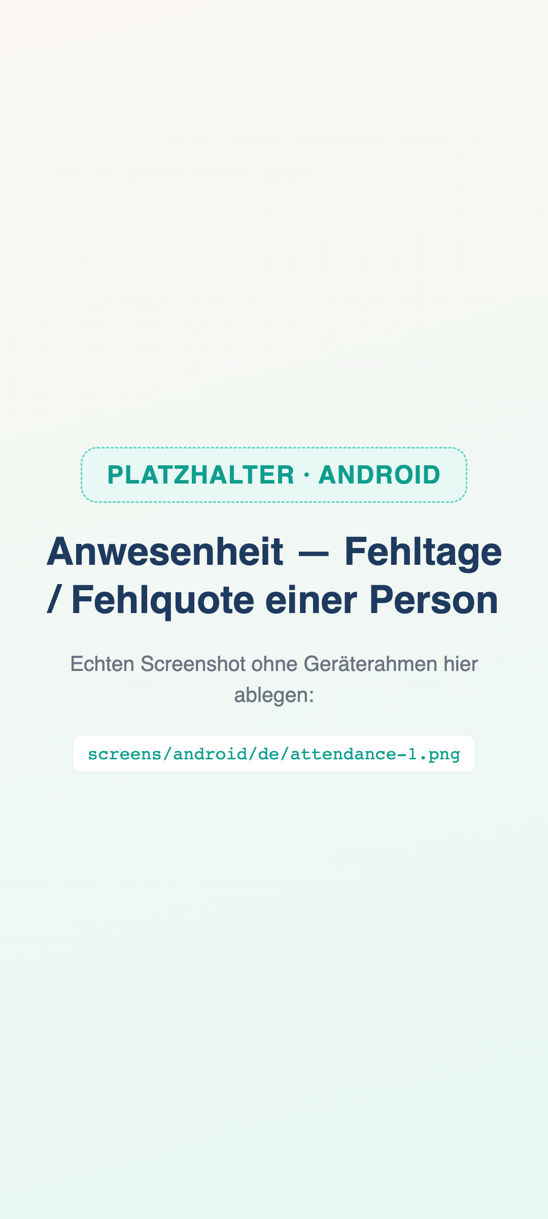 Anwesenheit nebenbei erfasst. (Bild 1 von 2)