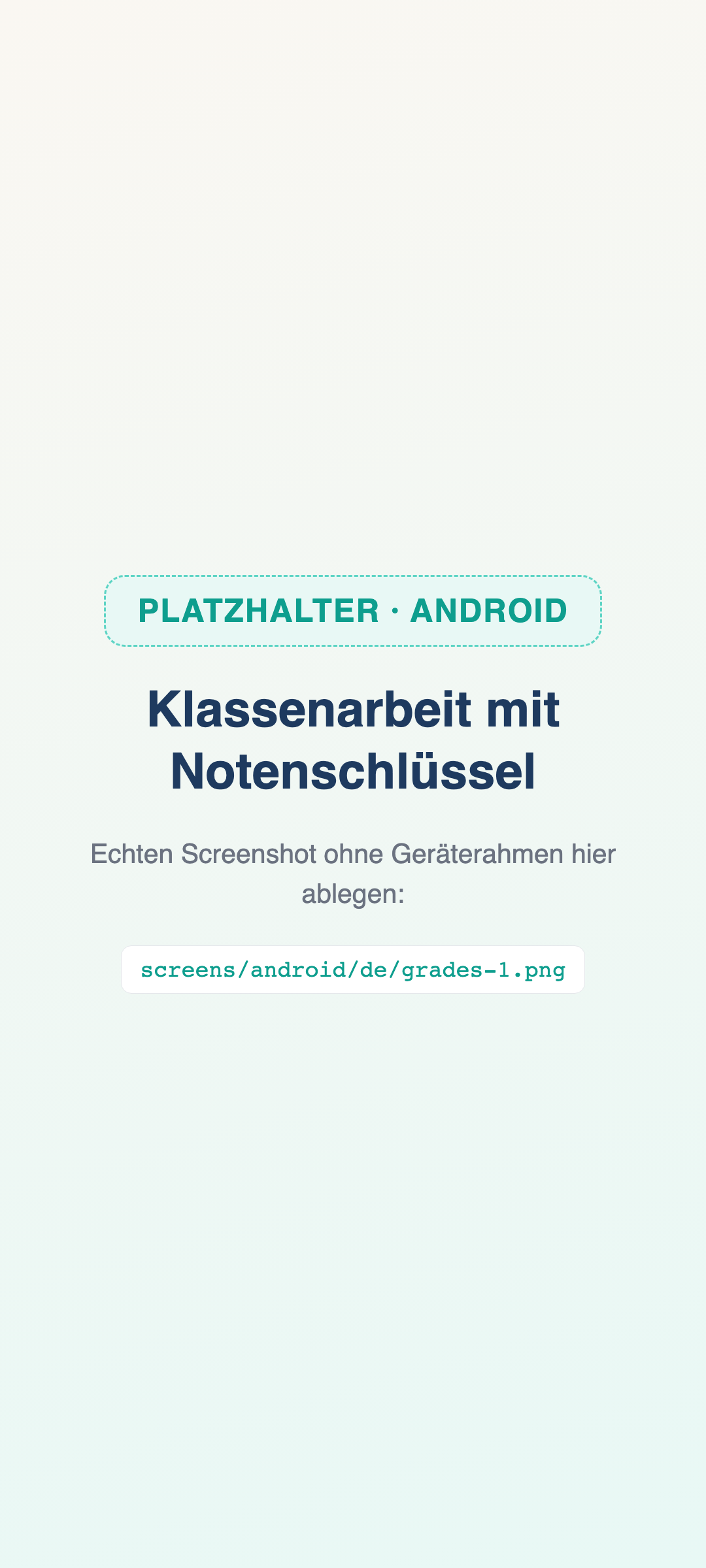 Vom Punkteschlüssel zur fertigen Note. (Bild 1 von 2)
