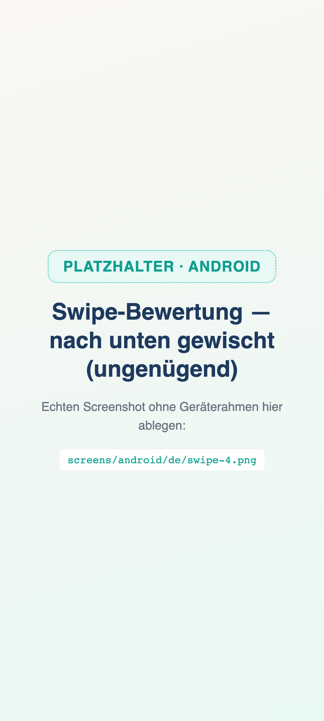 Per Swipe bewerten. (Bild 4 von 4)
