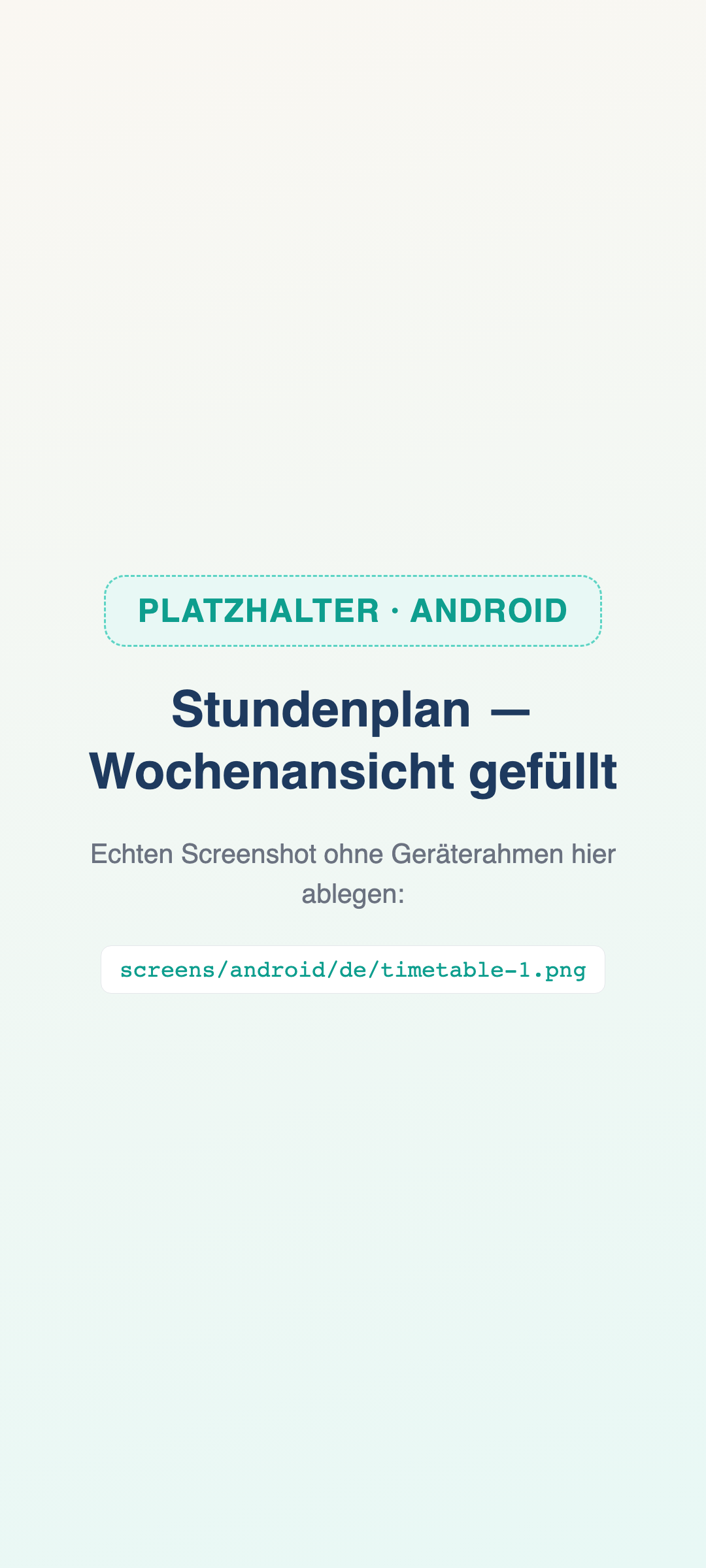 Dein Tag, schon vorbereitet. (Bild 1 von 2)